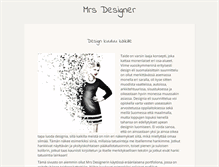 Tablet Screenshot of mrsdesigner.fi